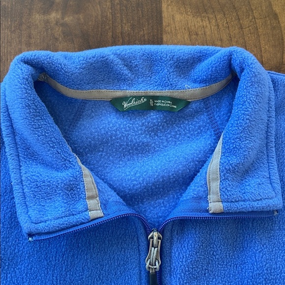 Woolrich Blue Fleece Vest - Picture 2 of 4